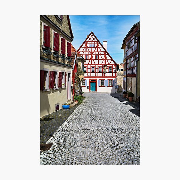 Item preview, Romantic alley in Iphofen designed and sold by MICHAEL KNIERIEME - PHOTOGRAPHY.