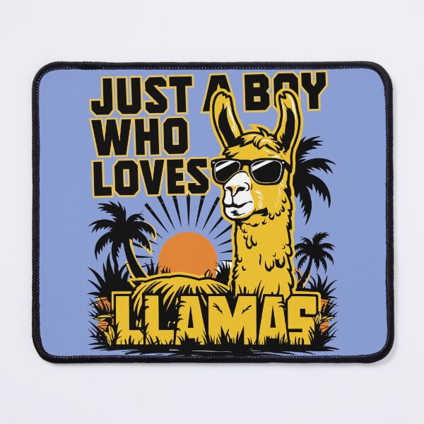 Item preview, Just a Boy Who Loves Llamas designed and sold by MaateoDesign.