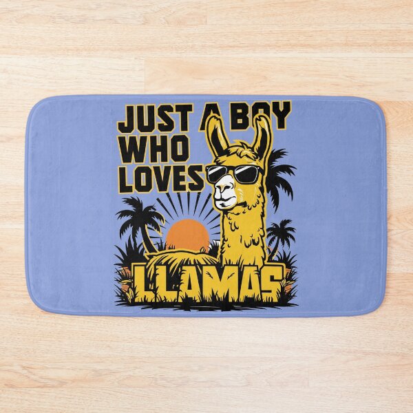 Item preview, Just a Boy Who Loves Llamas designed and sold by MaateoDesign.