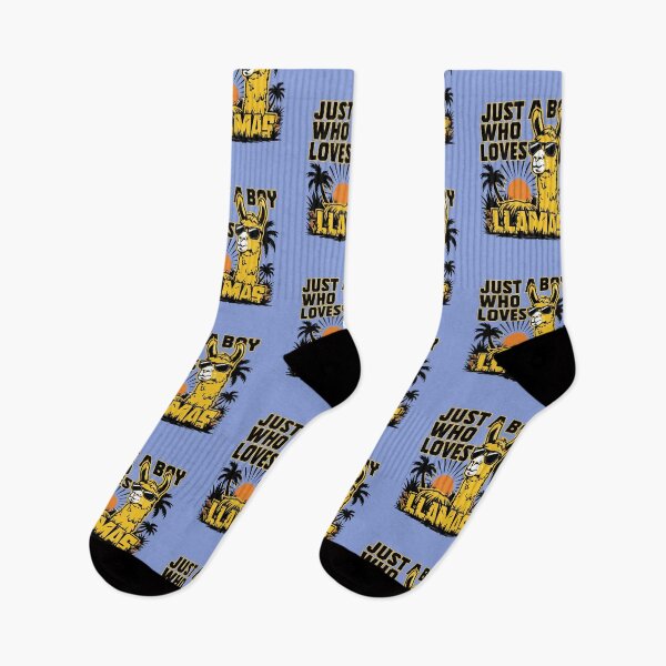 Item preview, Just a Boy Who Loves Llamas designed and sold by MaateoDesign.