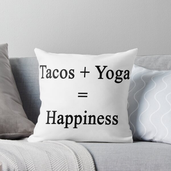 Item preview, Tacos + Yoga = Happiness  designed and sold by supernova23.