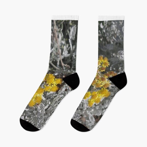 Item preview, YELLOW ON GRAY FLOWERS designed and sold by camyss23.