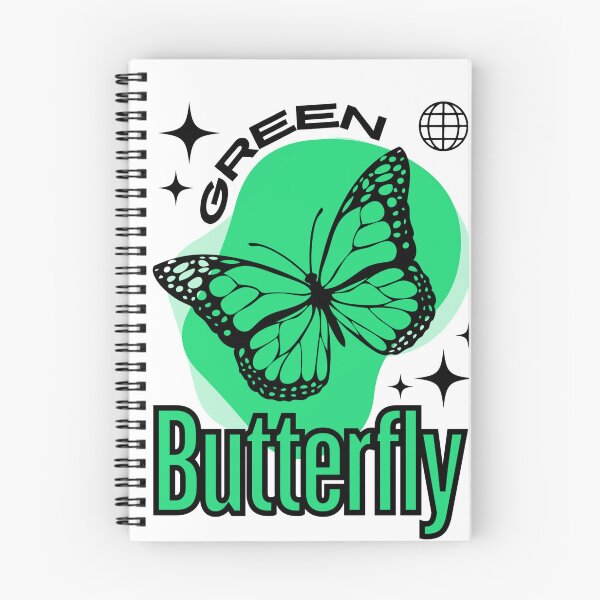 Item preview, Green Butterfly with Black Text designed and sold by AveryZi.
