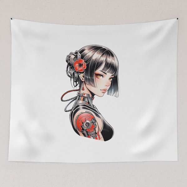 Item preview, Cyborg Girl designed and sold by ArtCraftLab.