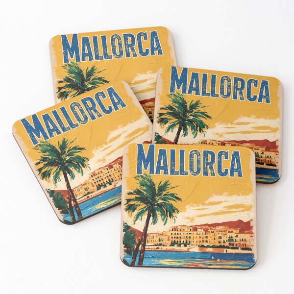 Item preview, Mallorca Memories: Retro Drawing Celebrating the Island designed and sold by Ceemko's Vintage Corner.