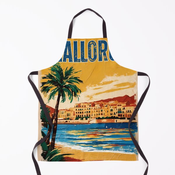 Item preview, Mallorca Memories: Retro Drawing Celebrating the Island designed and sold by Ceemko's Vintage Corner.