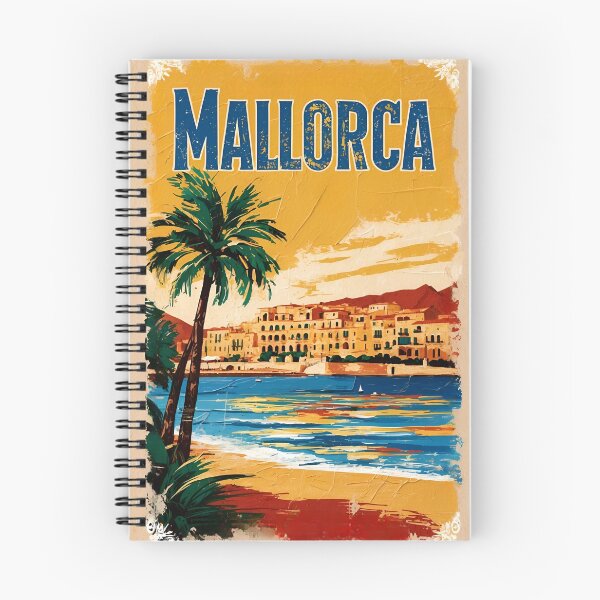 Item preview, Mallorca Memories: Retro Drawing Celebrating the Island designed and sold by Ceemko's Vintage Corner.