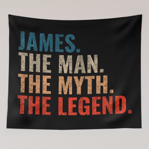 Artikelvorschau, James, der Mann, der Mythos, die Legende, der Name James entworfen und verkauft von Teelogic.