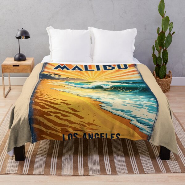 Artikelvorschau, Vintage Malibu Charme: Zeitlose Zeichnung der Schönheit Kaliforniens entworfen und verkauft von Ceemko's Vintage Corner.