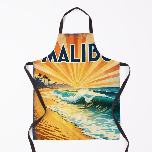 Item preview, Vintage Malibu Charm: Timeless Drawing of California Beauty designed and sold by Ceemko's Vintage Corner.