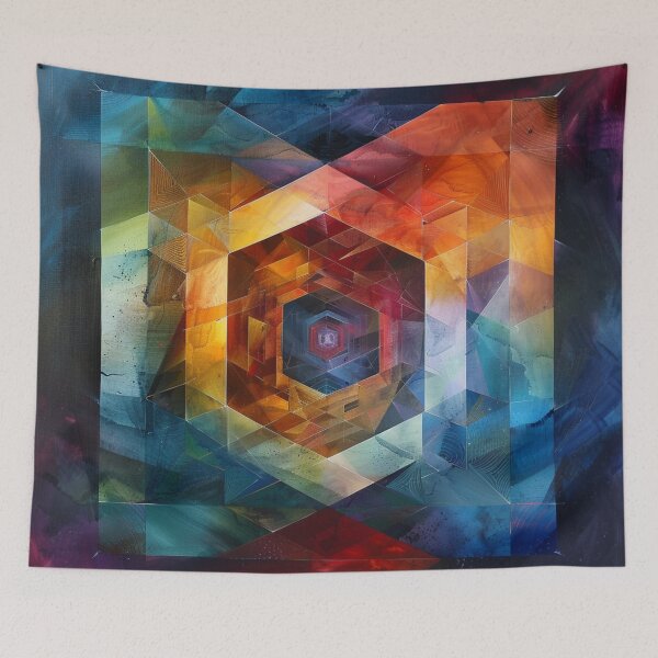 Item preview, Tetracube Tesseract Pattern designed and sold by GrinGalore.