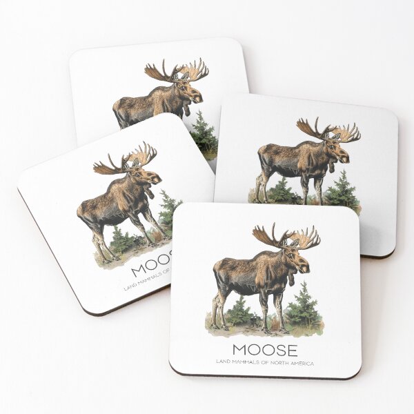 Item preview, Moose - Land Mammals of North America designed and sold by Sketch-Shack.