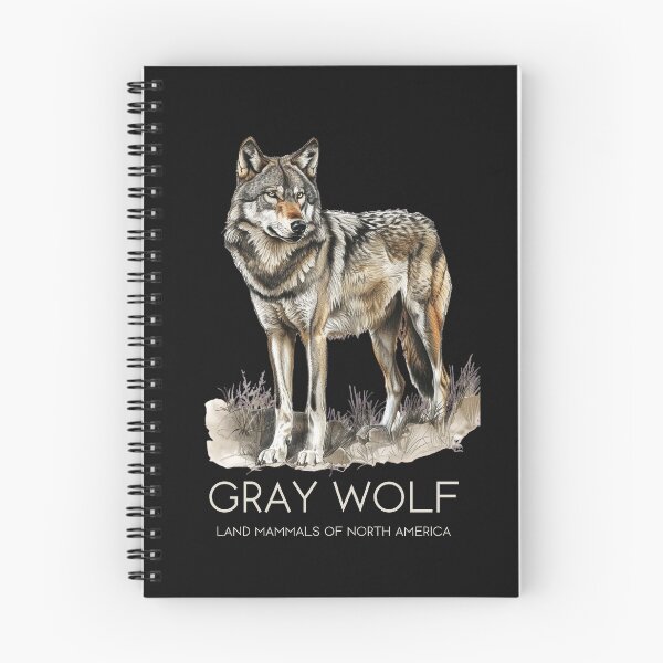 Item preview, Gray Wolf - Land Mammals of North America designed and sold by Sketch-Shack.