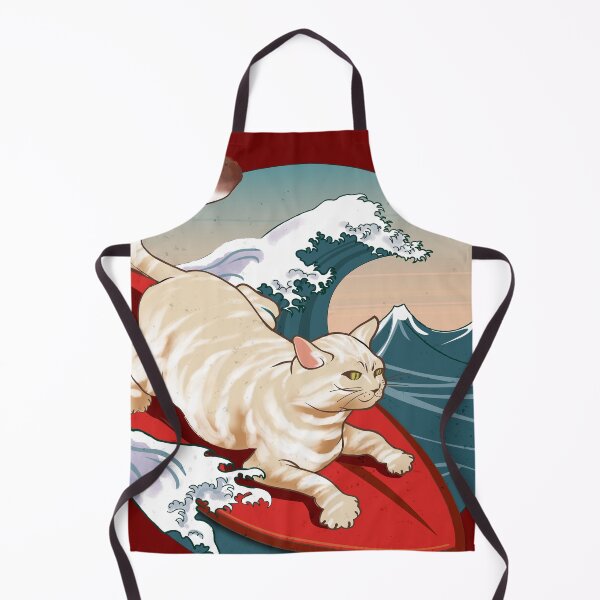 Item preview, Cat surfing wave designed and sold by Javier Arizabalo Garcia.