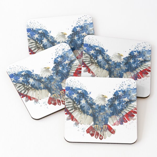 Item preview, American Eagle Flag Patriotic 4th of July  designed and sold by VetalStock.