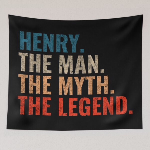 Item preview, Henry The Man The Myth The legend Henry Name designed and sold by Teelogic.