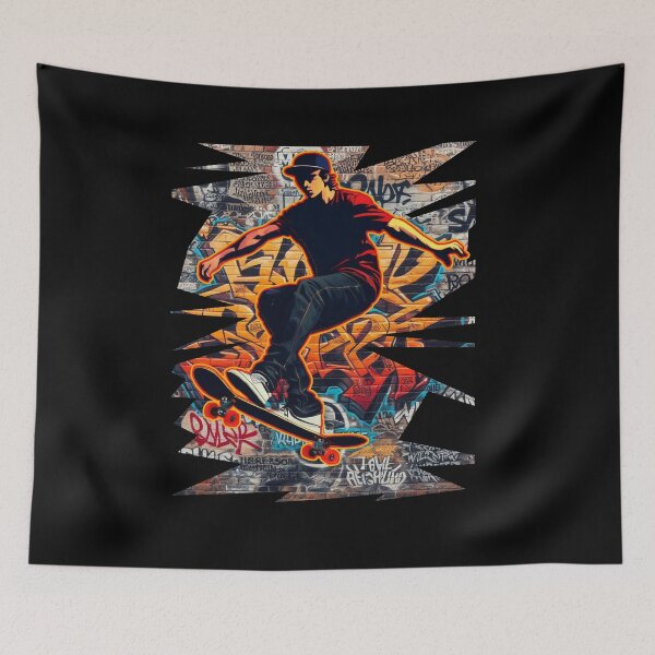 Item preview, Skateboard -  Skateboarding graffiti designed and sold by Bukhisz.
