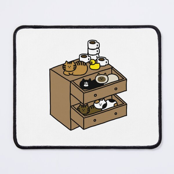Item preview, five Cats and a Duck in the wardrobe designed and sold by superbaechoo.