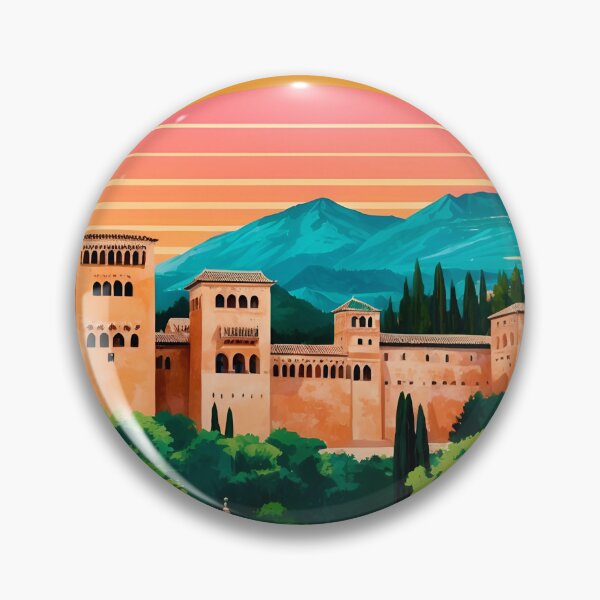 Item preview, Granada's Historical Beauty: Vintage-Inspired Drawing designed and sold by Ceemko's Vintage Corner.