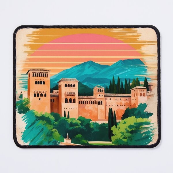 Item preview, Granada's Historical Beauty: Vintage-Inspired Drawing designed and sold by Ceemko's Vintage Corner.