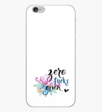 Null Fu * ks Gegeben iPhone-Hülle & Cover