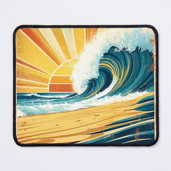 Item preview, Malibu's Golden Era: Vintage-Inspired Artwork Iconic Shores designed and sold by Ceemko's Vintage Corner.