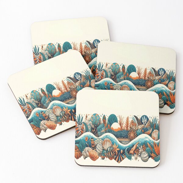 Item preview, Oceanic Tribal Art Visual designed and sold by BubandAika.