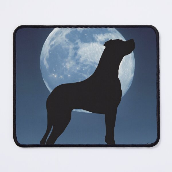 Item preview, Vigilant Watchdog Silhouetted against the moonlit in black designed and sold by andrew758.