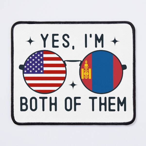Item preview, Yes I'm Both Of Them American Mongolian designed and sold by OX-tright.