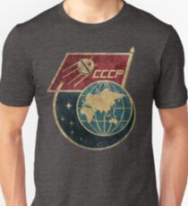 CCCP Flag Satellite Unisex T-Shirt