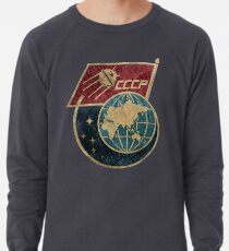CCCP-Flaggensatellit Leichtes Sweatshirt