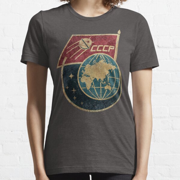 CCCP Flag Satellite Essential T-Shirt