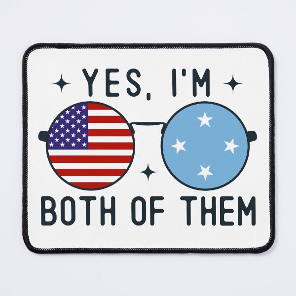 Item preview, Yes I'm Both Of Them American Micronesian designed and sold by OX-tright.