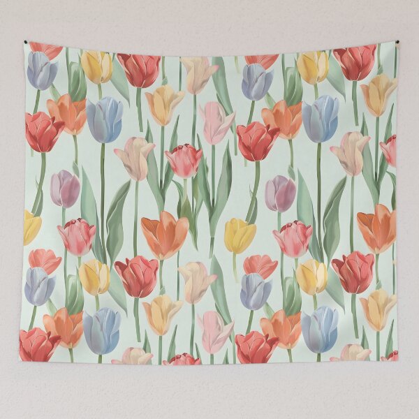 Aperçu de l'œuvre Champ de tulipes d'été créée et vendue par STUDIO-OO.