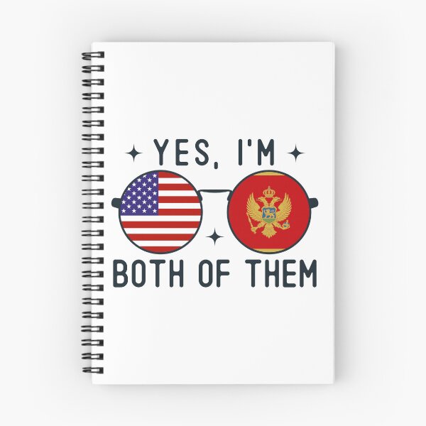 Item preview, Yes I'm Both Of Them American Montenegrin designed and sold by OX-tright.