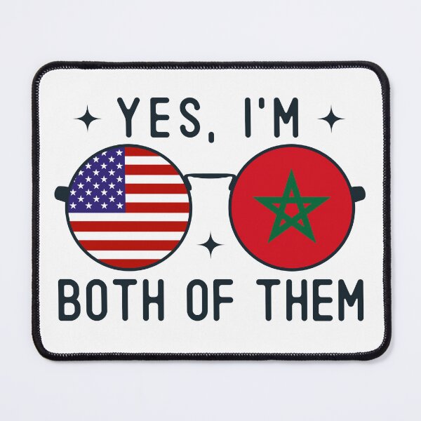 Item preview, Yes I'm Both Of Them American Moroccan designed and sold by OX-tright.