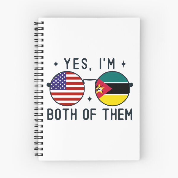 Item preview, Yes I'm Both Of Them American Mozambican designed and sold by OX-tright.