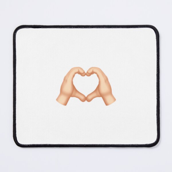 Item preview, Light Skin Heart Hands Emoji designed and sold by Emooji.