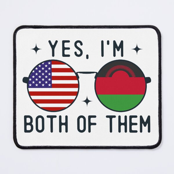 Item preview, Yes I'm Both Of Them American Malawian designed and sold by OX-tright.