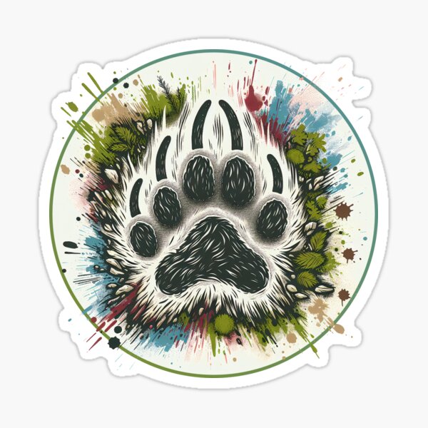 Item preview, Bear paw in the forest designed and sold by Kobeko.