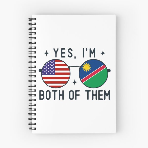 Item preview, Yes I'm Both Of Them American Namibian designed and sold by OX-tright.