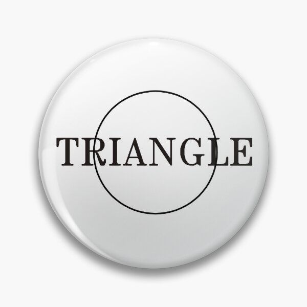 Item preview, Triangle inside a circle designed and sold by AbsurdPanda.