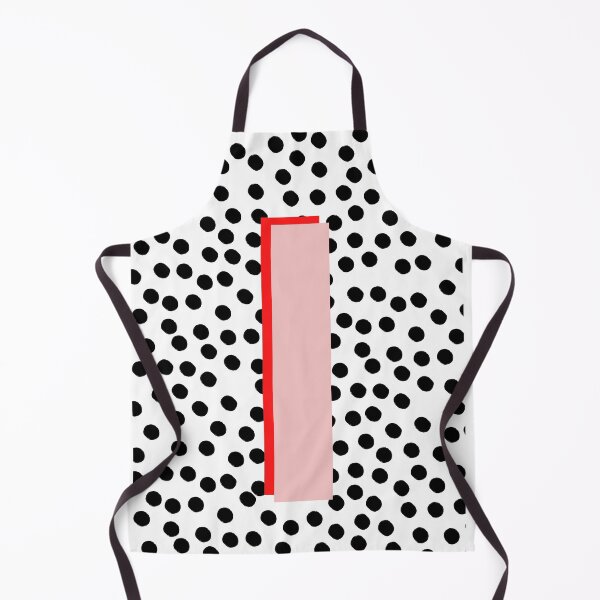 Item preview, Black & White Dalmatian Print Spots With Pink Letter I designed and sold by Laura Dawson.