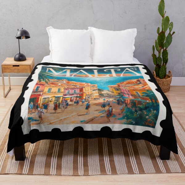 Item preview, Malta Travel Europe - "Retro Malta: European Island Escape Poster" designed and sold by stickercuffs.