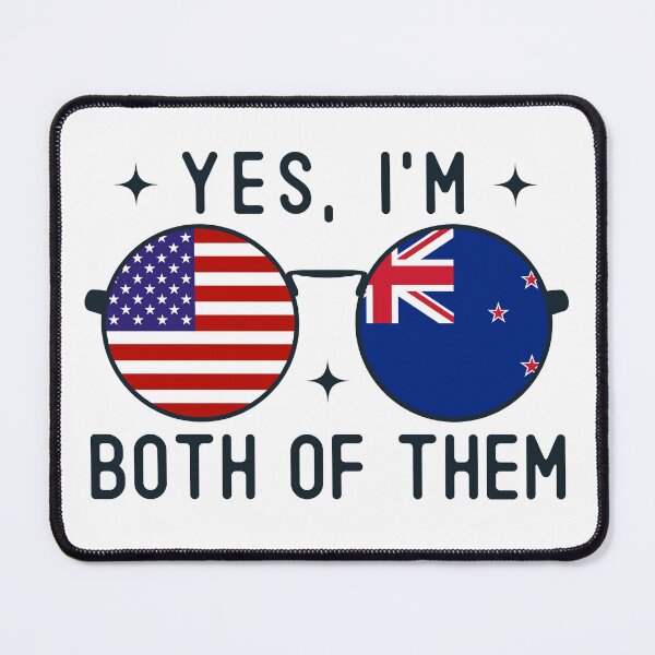 Item preview, Yes I'm Both Of Them American New Zealand designed and sold by OX-tright.