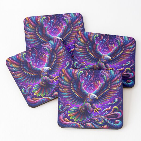 Artikelvorschau, Psychedelische Adlerkunst entworfen und verkauft von BubandAika.