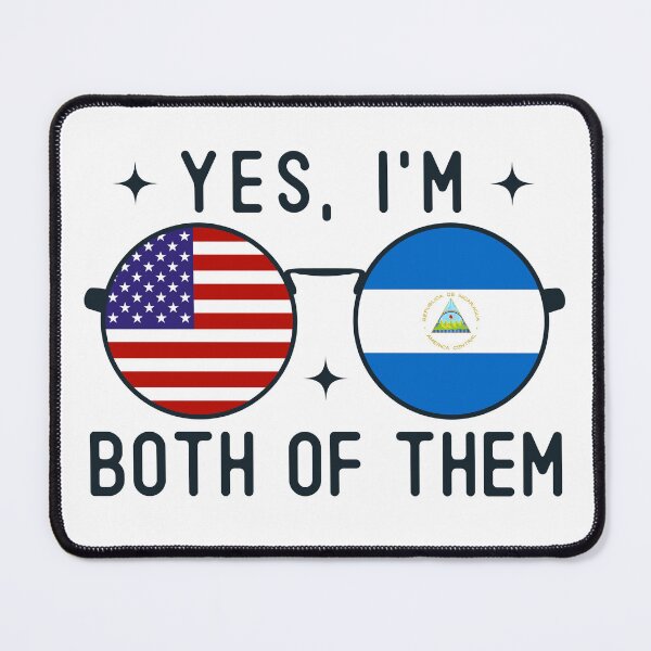Item preview, Yes I'm Both Of Them American Nicaraguan designed and sold by OX-tright.
