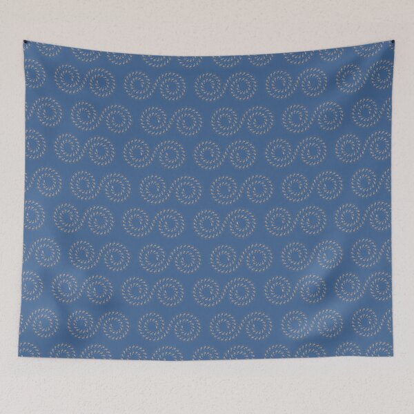 Artikelvorschau, Blue Heron Spirals auf Union Blue entworfen und verkauft von Art in My Loft.