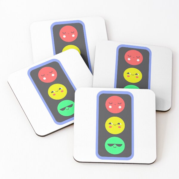 Item preview, Traffic Signal Emoji Fusion: Vibrant and Playful Art designed and sold by Luxuriously.