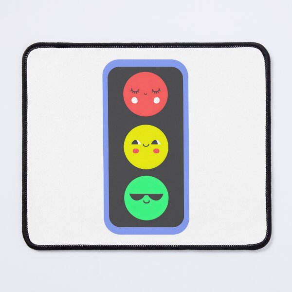 Item preview, Traffic Signal Emoji Fusion: Vibrant and Playful Art designed and sold by Luxuriously.